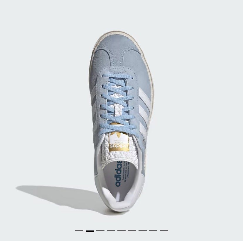 Adidas Gazelle Bold Blue And Gold Size 8 Us Size 65 Uk Womens Satellite Stompers Harry Styles 5803