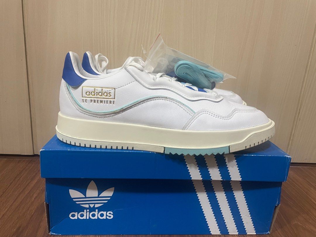 Adidas SC Premiere Cloud White Blue Zest