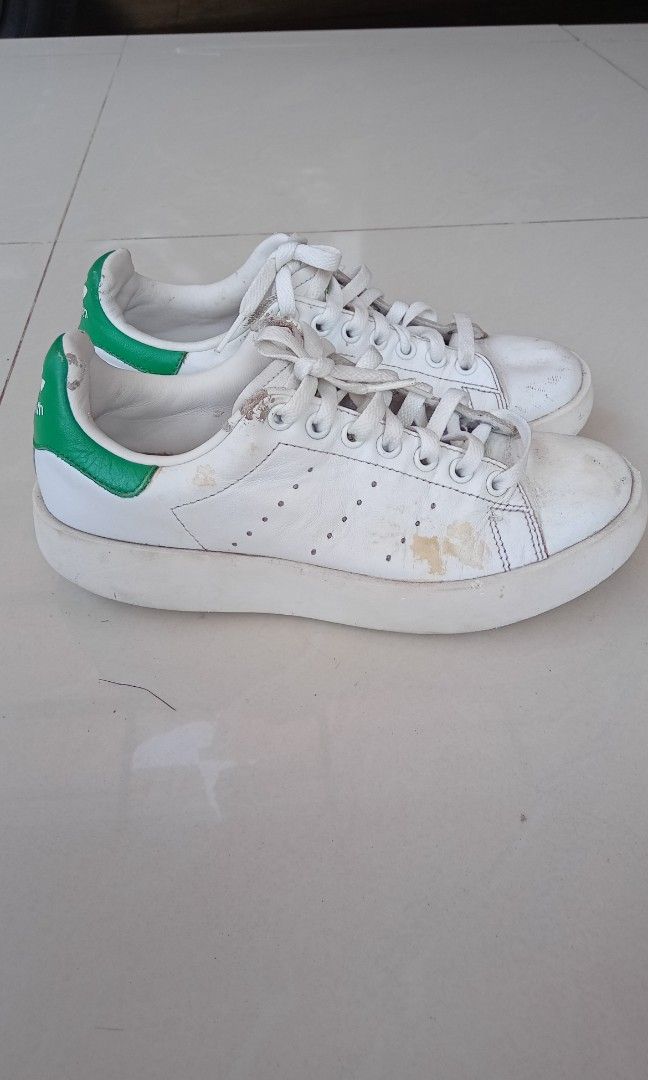Adidas Stan Smith Bold Hijau 38 Fesyen Wanita Sepatu di Carousell