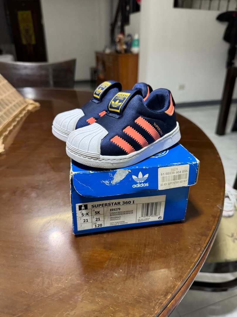 Adidas superstar cheap kids Orange