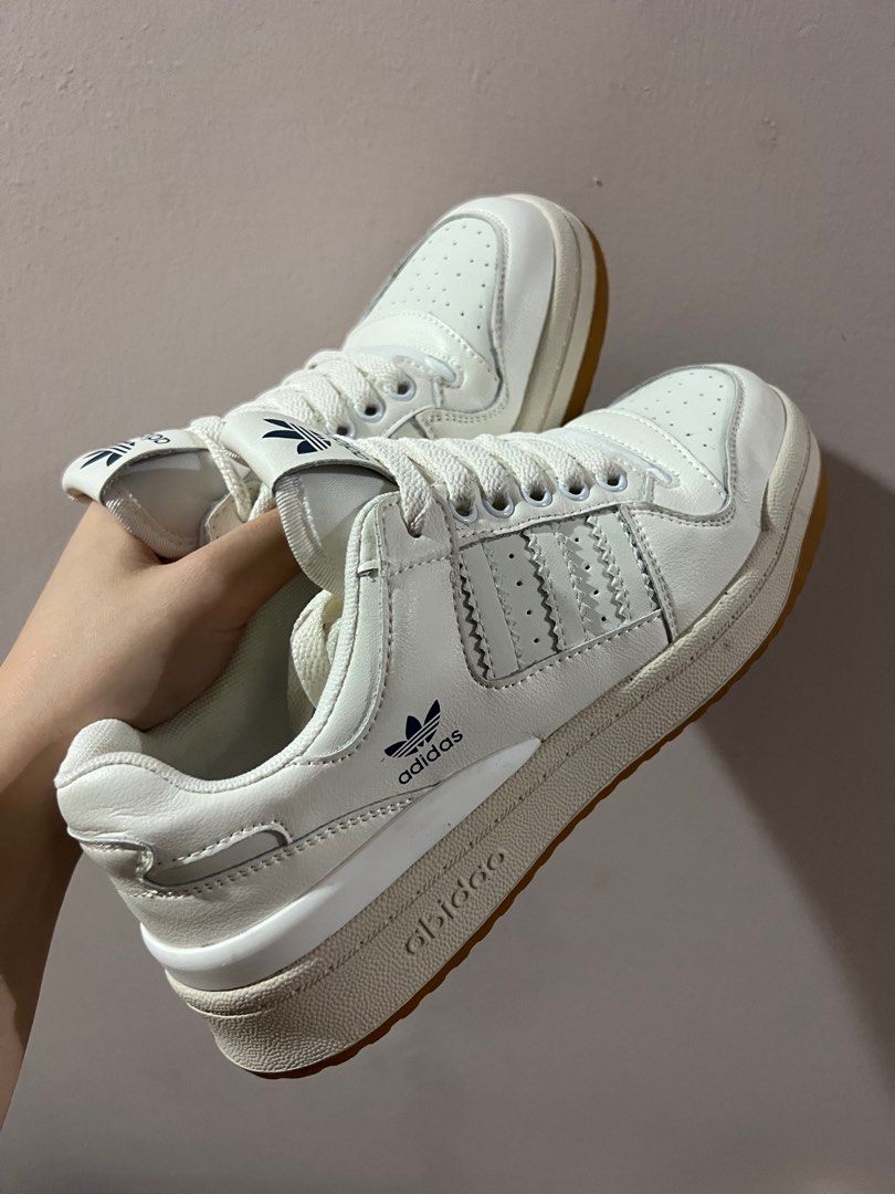 White nike adidas store