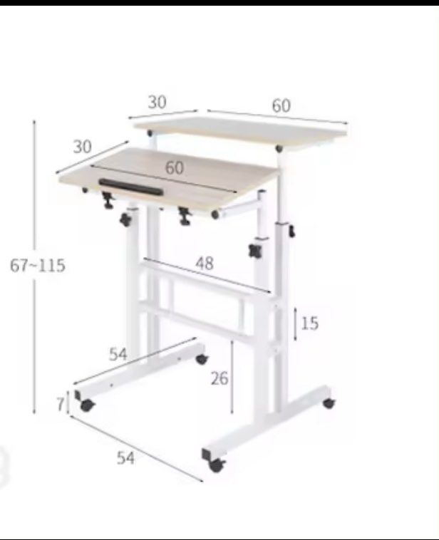 Used Adjustable Table Adjustable Table, Furniture & Home Living, Furniture, Tables & Sets on ...