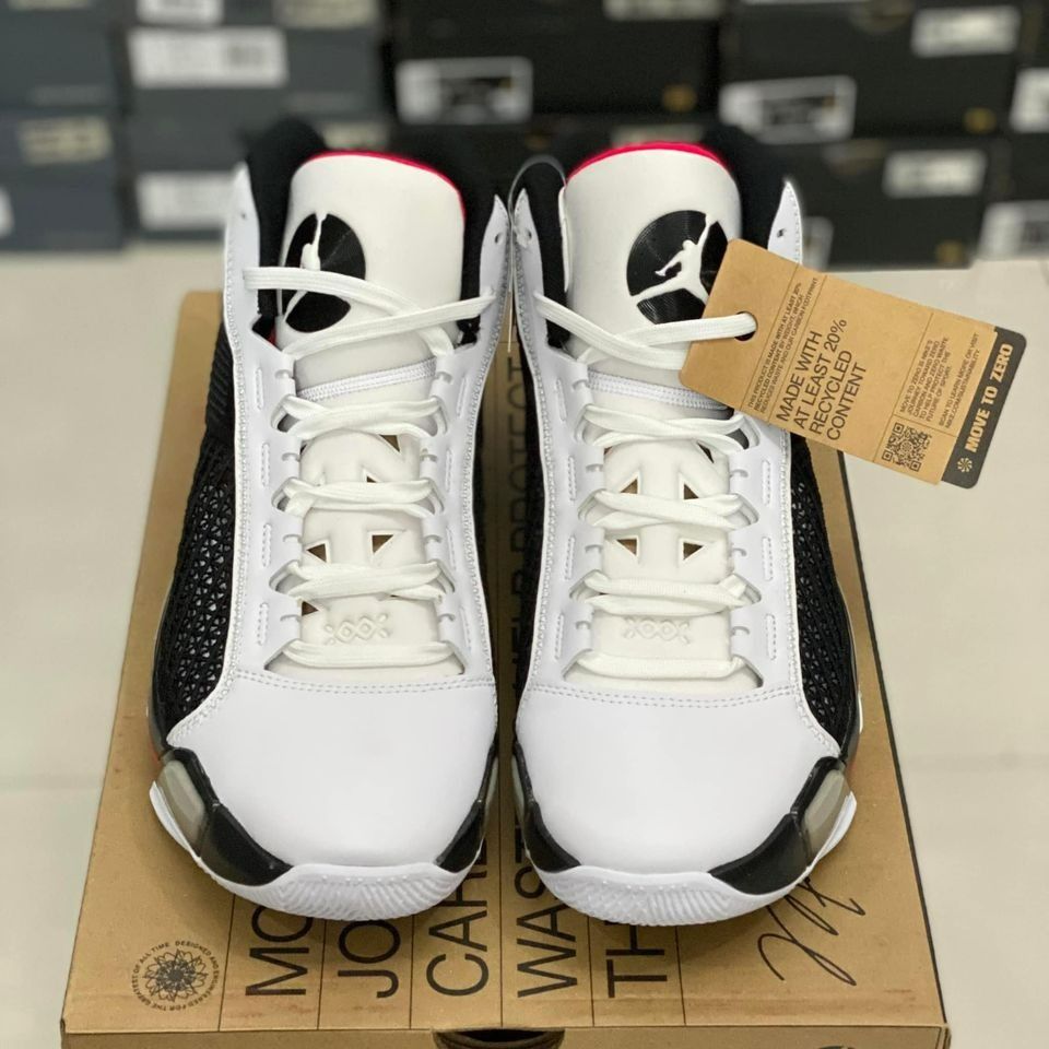 Air Jordan 38 FIBA White Men s Fashion Footwear Sneakers on