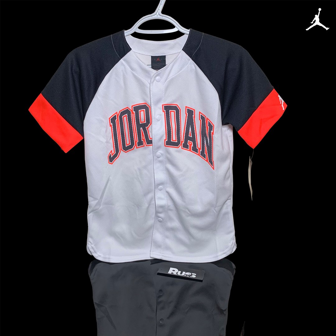 Air Jordan Home And Away Baseball Jersey White Big Kids Babies Air Jordan Home And Away Baseball Jersey White Big Kids Babies