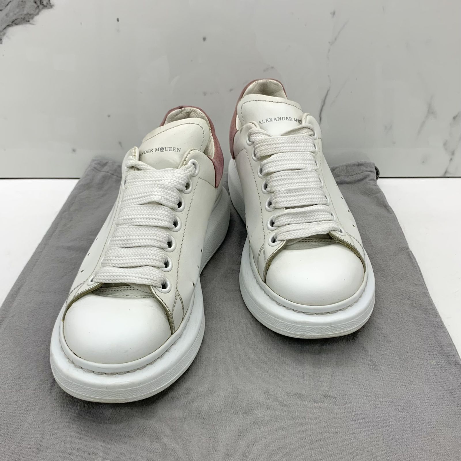 ALEXANDER MCQUEEN 462214 WHITE SIZE 36 SNEAKERS 237045903 WE