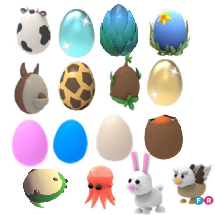 Selling all adopt me eggs, Video Gaming, Gaming Accessories, InGame Products on Carousell