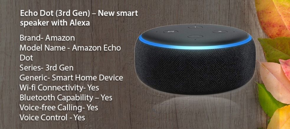 Amazon echo dot 3rd sale gen bluetooth