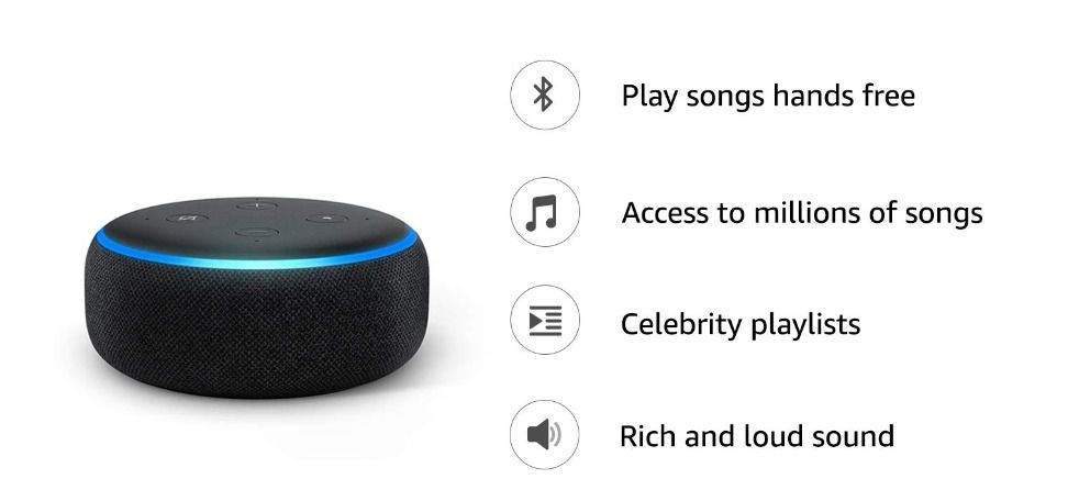 Amazon echo dot 3rd gen bluetooth deals