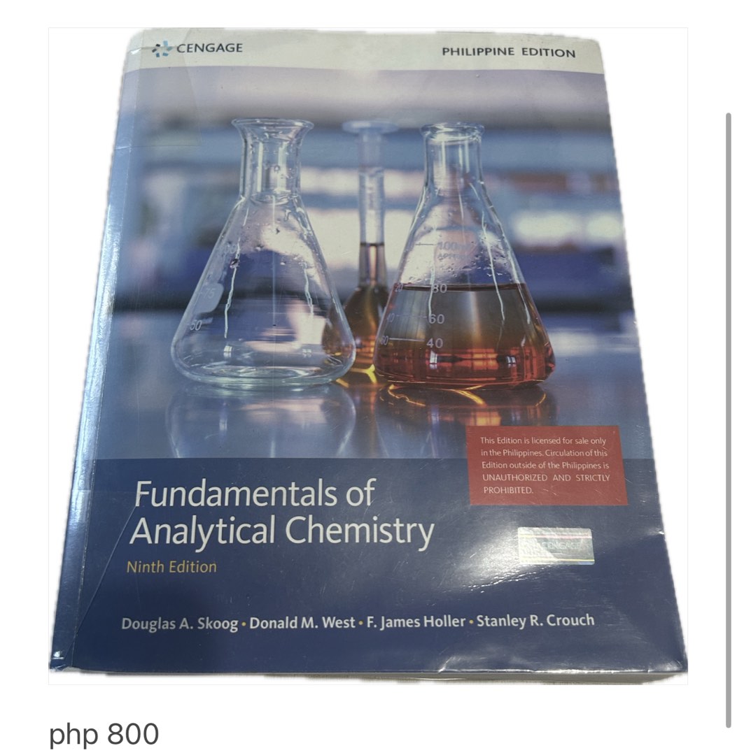 analytical chemistry text book - Fundamentals of Analytical Chemistry ...