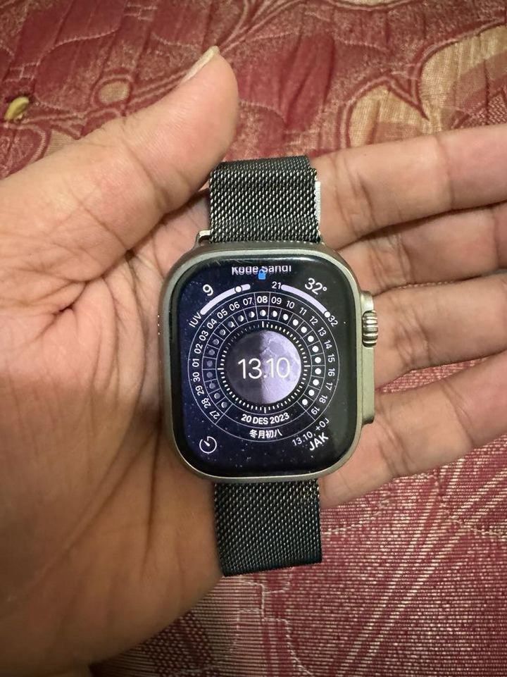 Apple Watch Iwatch Ultra Gen1 Fullset, Fesyen Pria, Jam Tangan di 