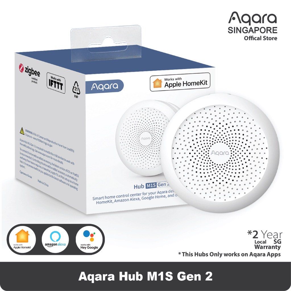 Aqara Hub M1S Gen 2 Zigbee 3.0 Work with Apple Home and Google Home, TV &  Home Appliances, TV & Entertainment, Entertainment Systems & Smart Home  Devices on Carousell