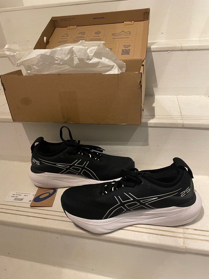 ASICS gel nimbus 25 running shoes used once Men s Fashion