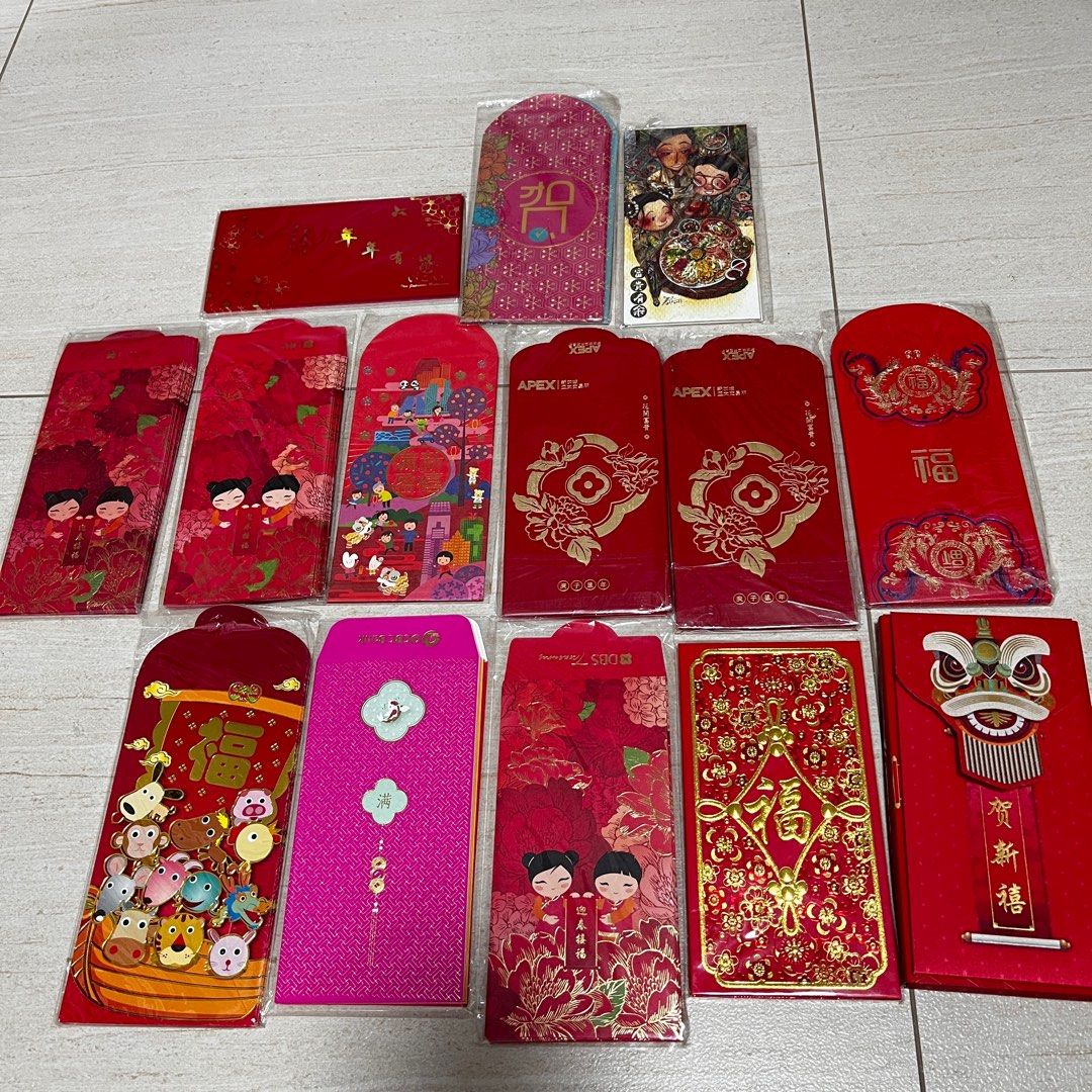 Assorted Red Packets (Category: Stamps & Prints) located in Singapore. Submitted by two.angels (Listing ID 1279047086, Image 1). Description: $1/set +$1.00 for postage and handling .