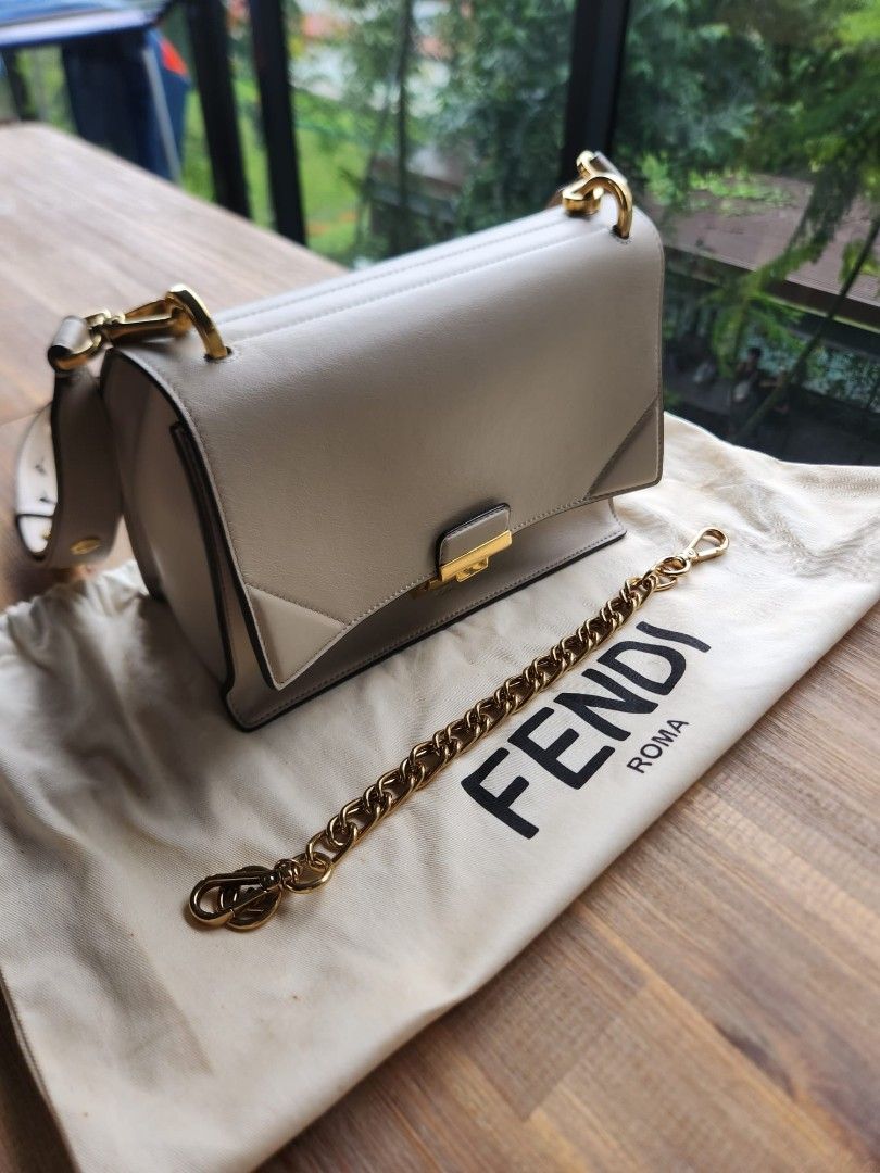 Fendi medium kan on sale u shoulder bag