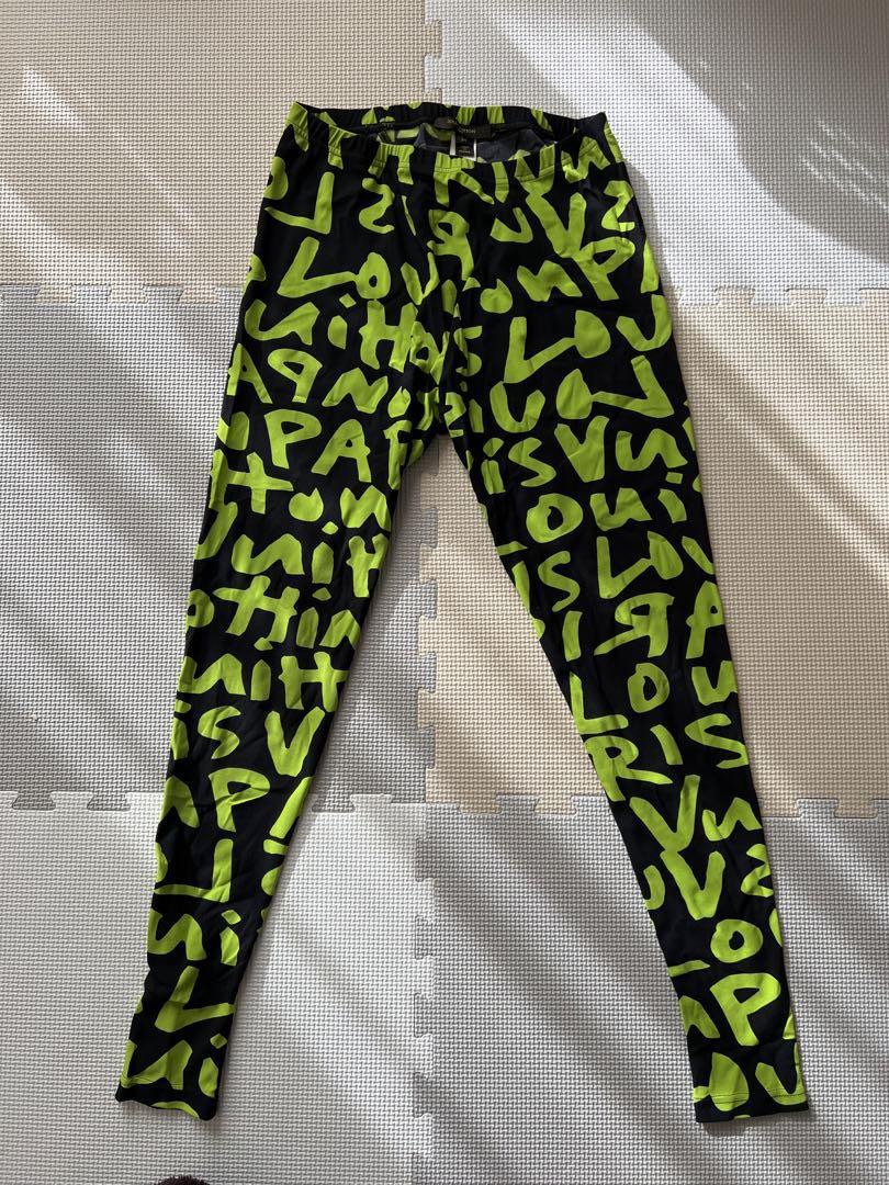 Authentic Louis vuitton 2001 graffiti Legging Pant