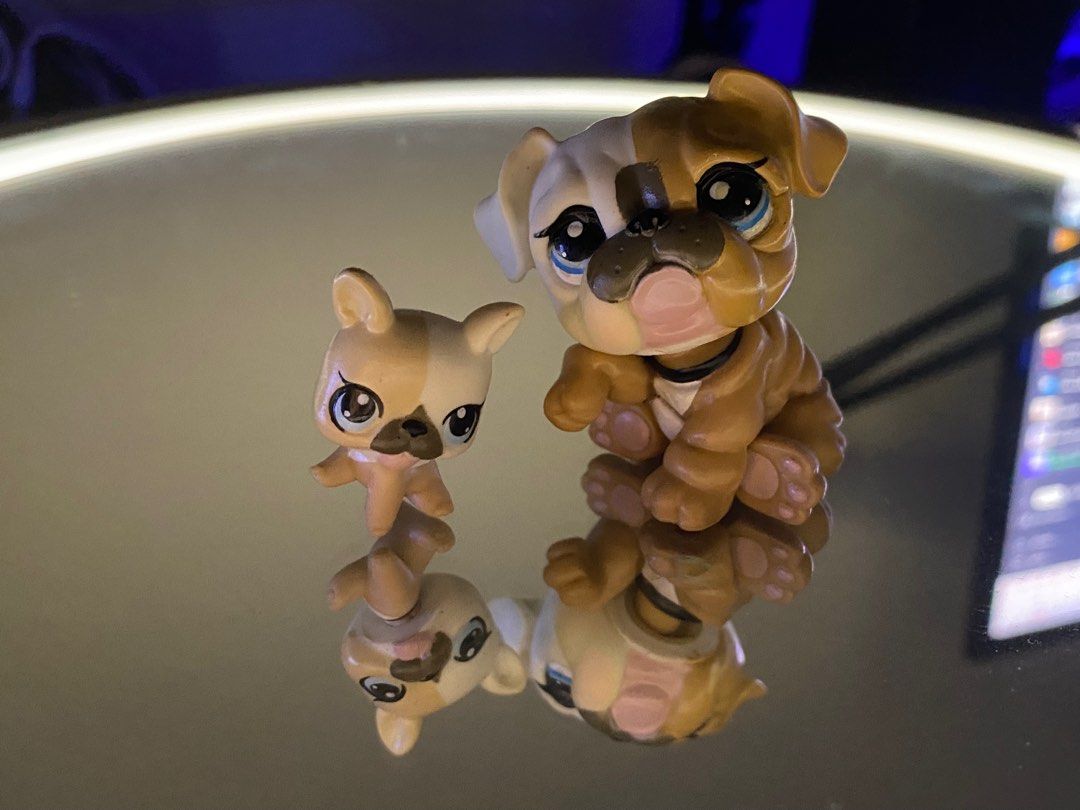 Lps mommy and baby sales bulldog