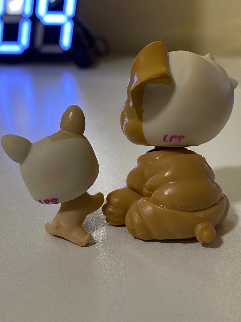 Lps mommy and baby bulldog top