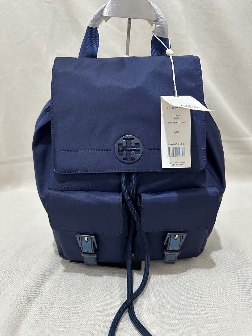Authentic Tory Burch Quinn Nylon Backpack Women s Fashion Bags