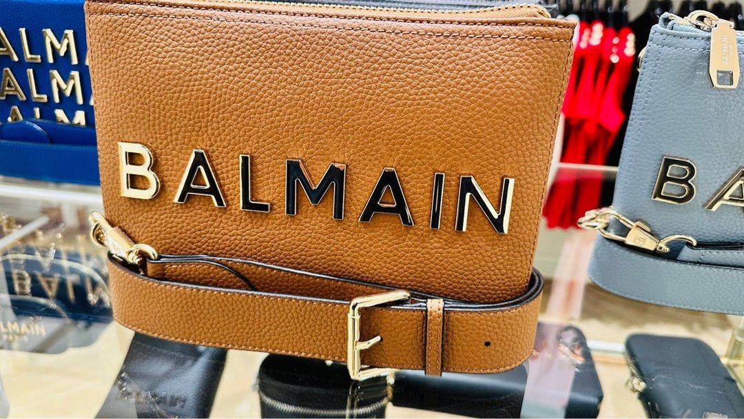 Balmain Women's B-Army Camera Case Bag in Black Balmain