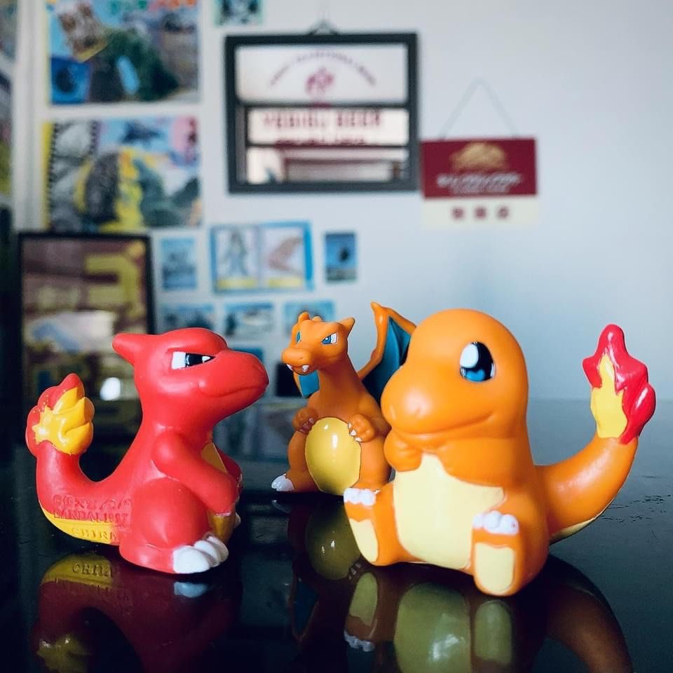 バンダイ|BANDAI 任天堂 ポケモン Pokémon 神奇寶貝 / 寶可夢 小火龍 火恐龍 噴火龍 指偶 當時物 90年代 懷舊, 書籍 ...