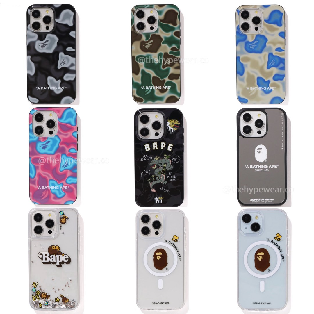 BAPE iPhone 15 Pro / Pro Max Case, Mobile Phones & Gadgets, Mobile