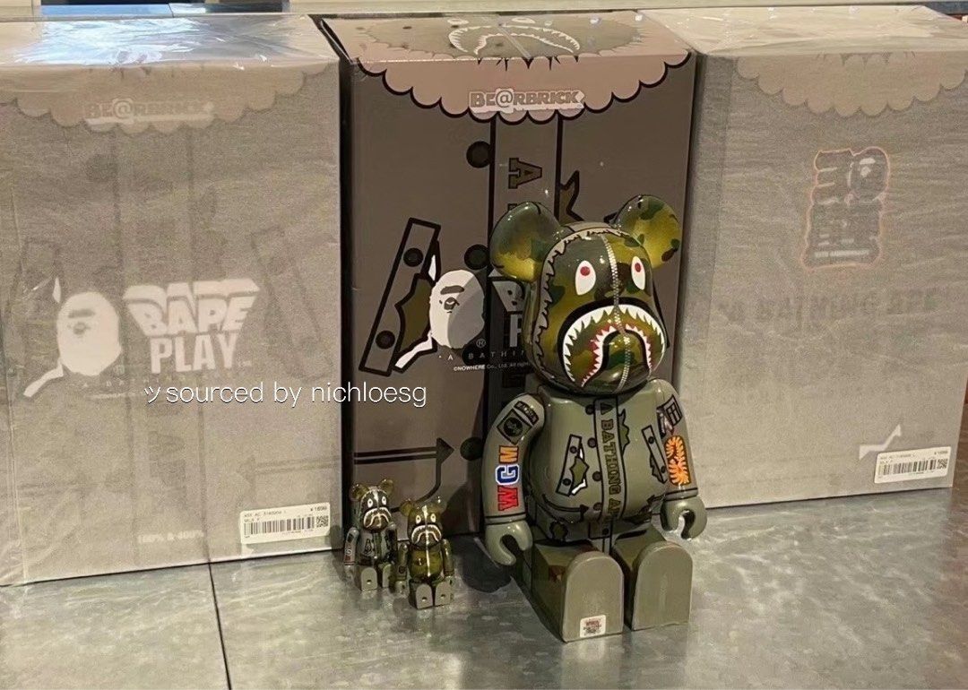BE@RBRICK BAPE ALPHA N3B 100%400% 【公式通販】