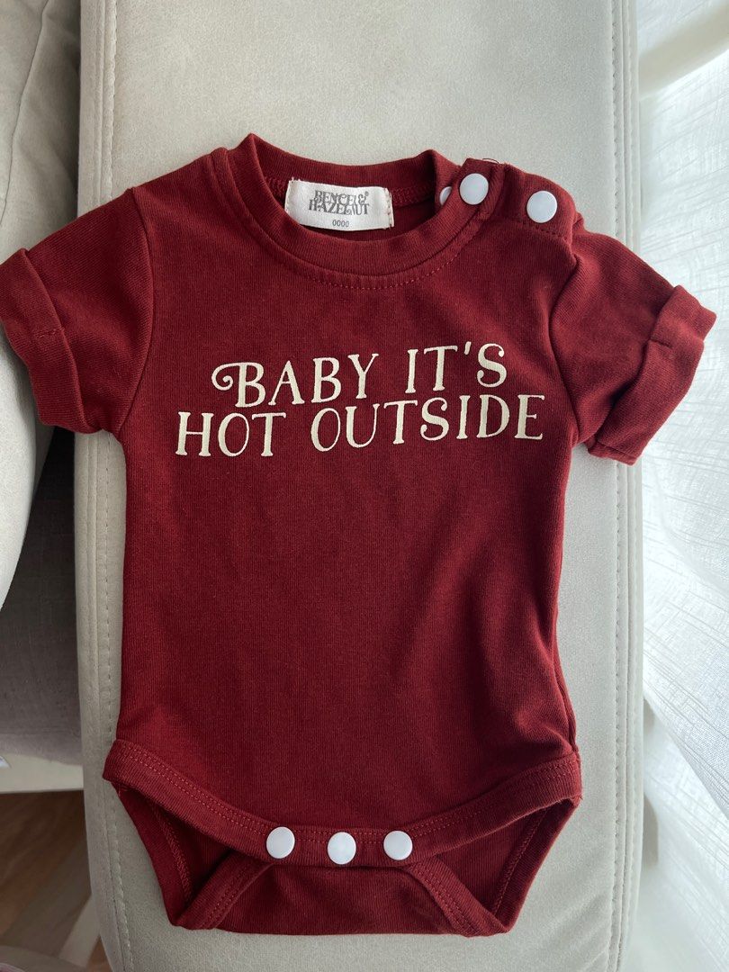 Red onesie online baby girl