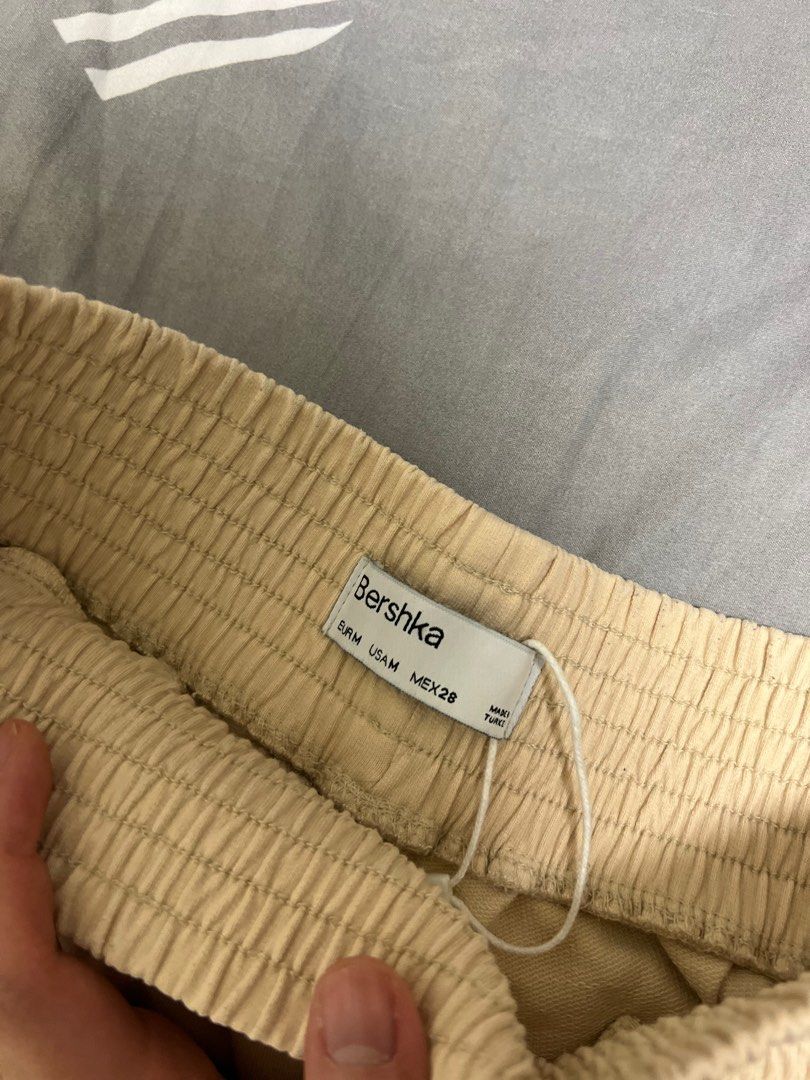 Bershka Beige Oversized Joggers Women s Fashion Bottoms Other