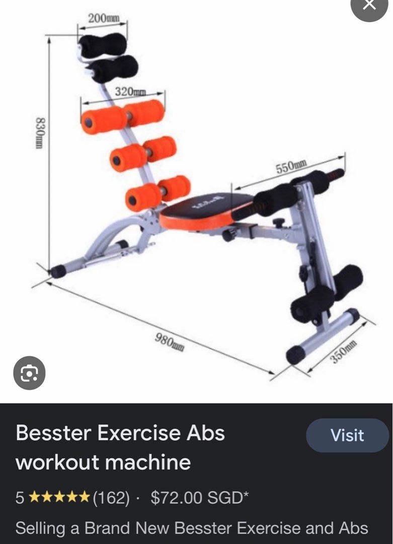 Besster Exercise Abs Workout Machine 6 in one
