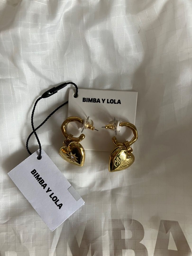 Bimba Y Lola Glitter Stars and Crystals Earrings