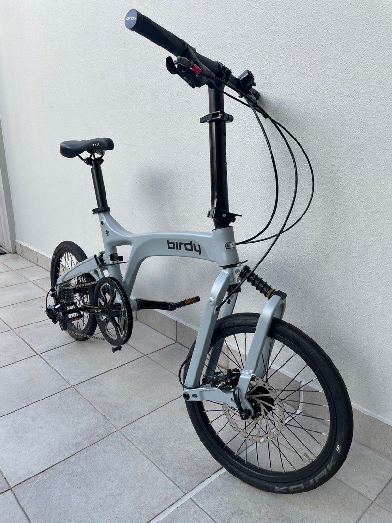 Birdy GT Military Grey foldable bike bicycle SRAM X5 Juin Tech Schwalbe Kojak