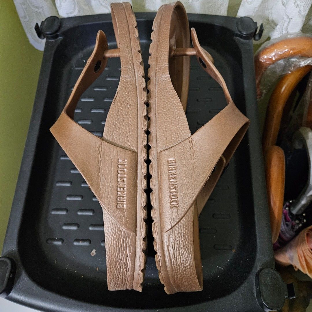 Birkenstock Gizeh Eva Bronze Gold Slippers Sandals FlipFlops EU41 US8
