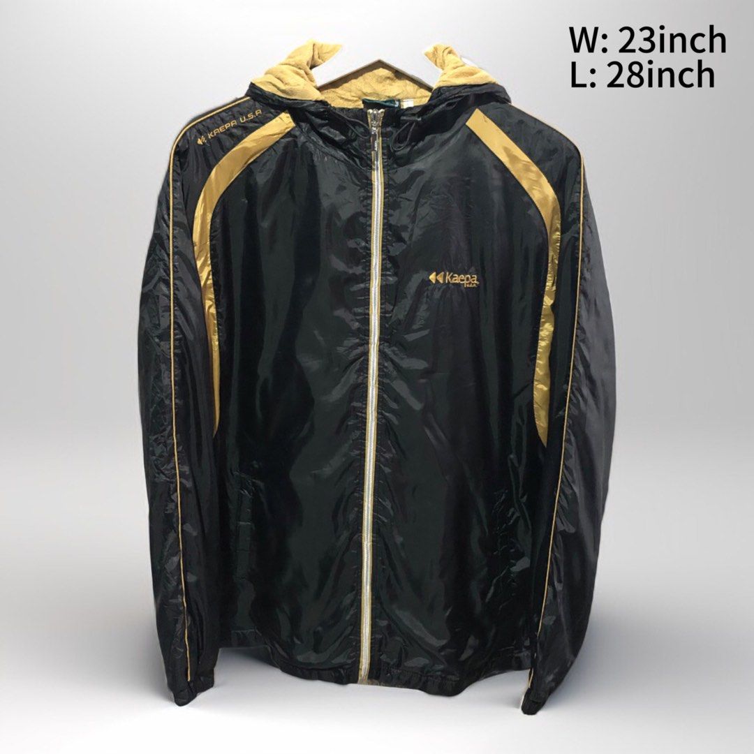 Black and outlet gold windbreaker
