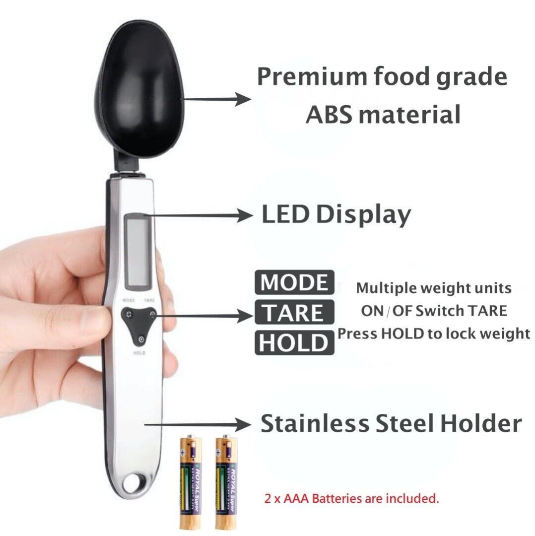 [BMC] Kitchen Digital Spoon Scale Weighing Machine with LCD Display ...