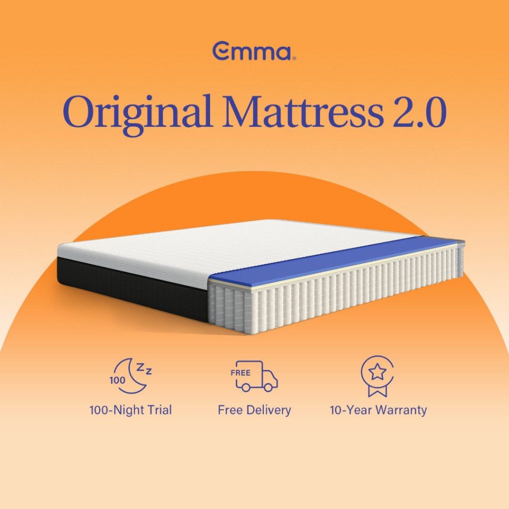 Bnew Emma Mattress + 1 Pillow (Category: Bed Frames & Mattresses) located in Angat. Submitted by ces_09 (Listing ID 1279084161, Image 1). Description: Comfort and support come together in one mattress to give you your most relaxing nights yet Infinity pocket springs for a sweat-free sleep 7-zone mattress designed to support your entire body Created for the love of sleep and our planet with 54% less carbon emission Size: Queen: 150x190x25 cm ≈ 59”