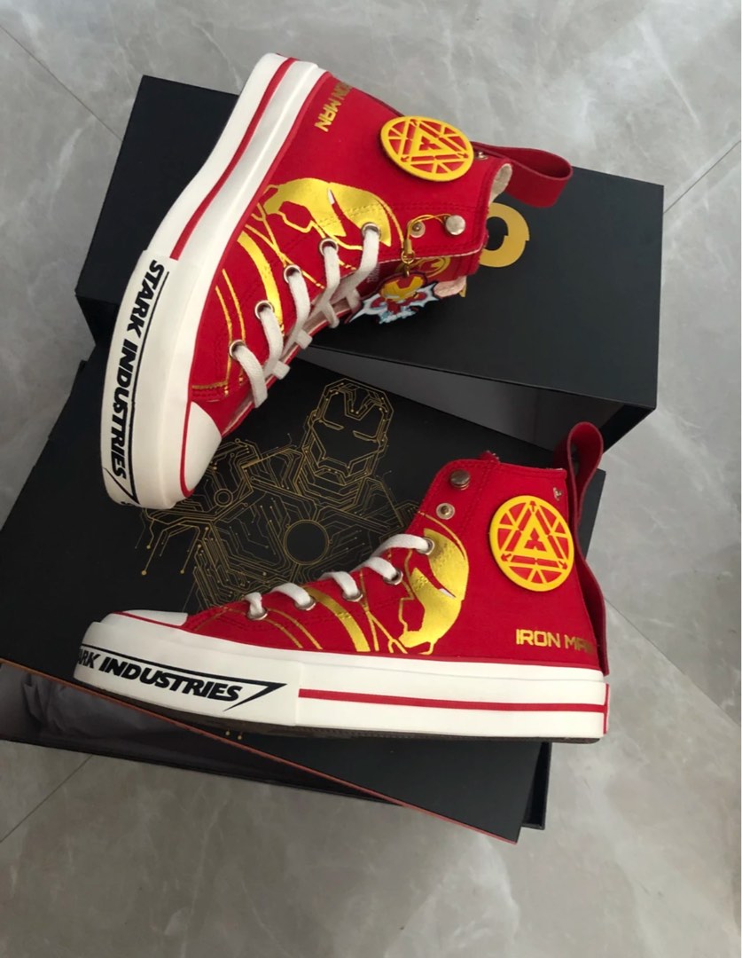 Iron man store converse shoes