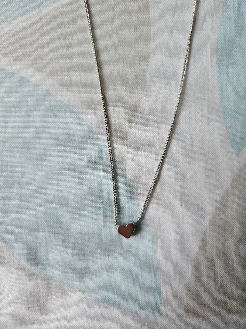 Authentic Louis Vuitton Red Heart & Gold LV Necklace... - Depop