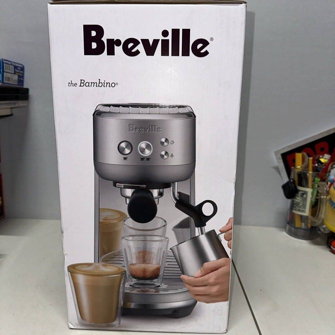 Breville The Bambino Espresso Coffee Machine Brushed Stainless Steel