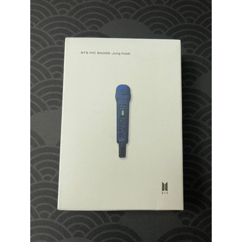 BTS Jungkook Mic Badge, Hobbies & Toys, Memorabilia & Collectibles, K
