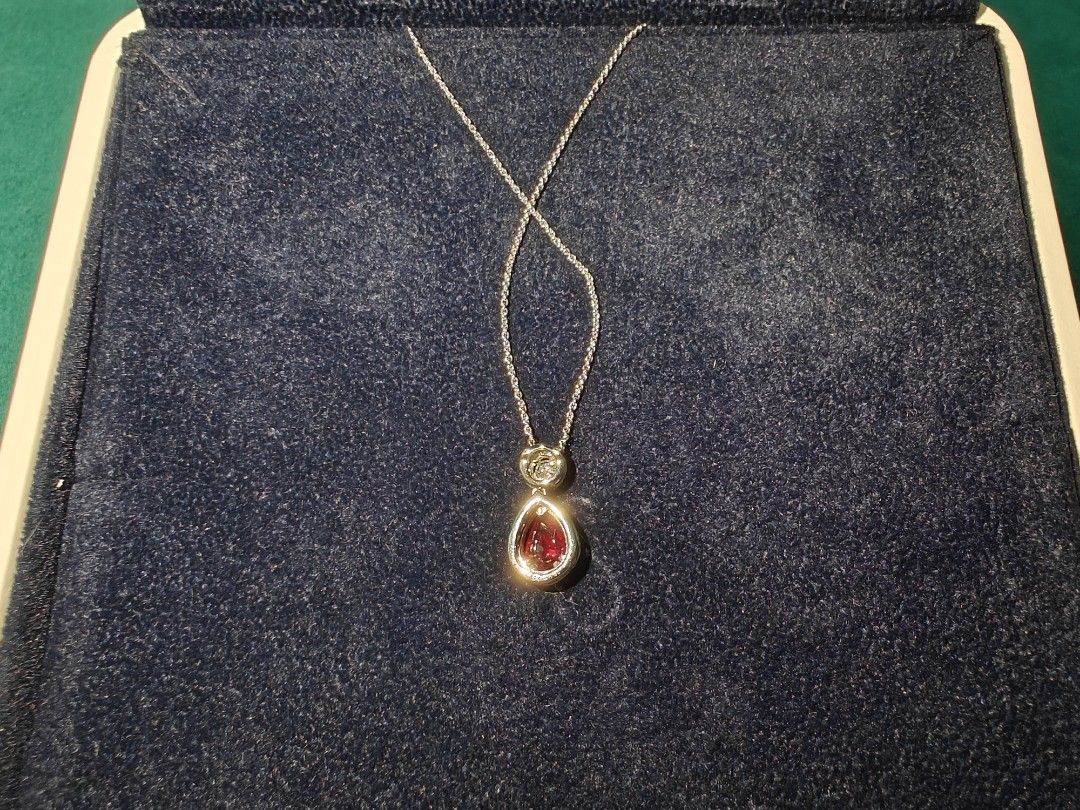 Ruby cheap necklace argos
