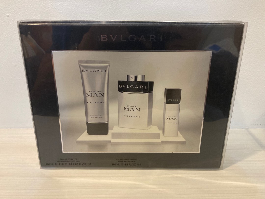 BVLGARI MAN EXTREME GIFT SET, Beauty & Personal Care, Fragrance ...