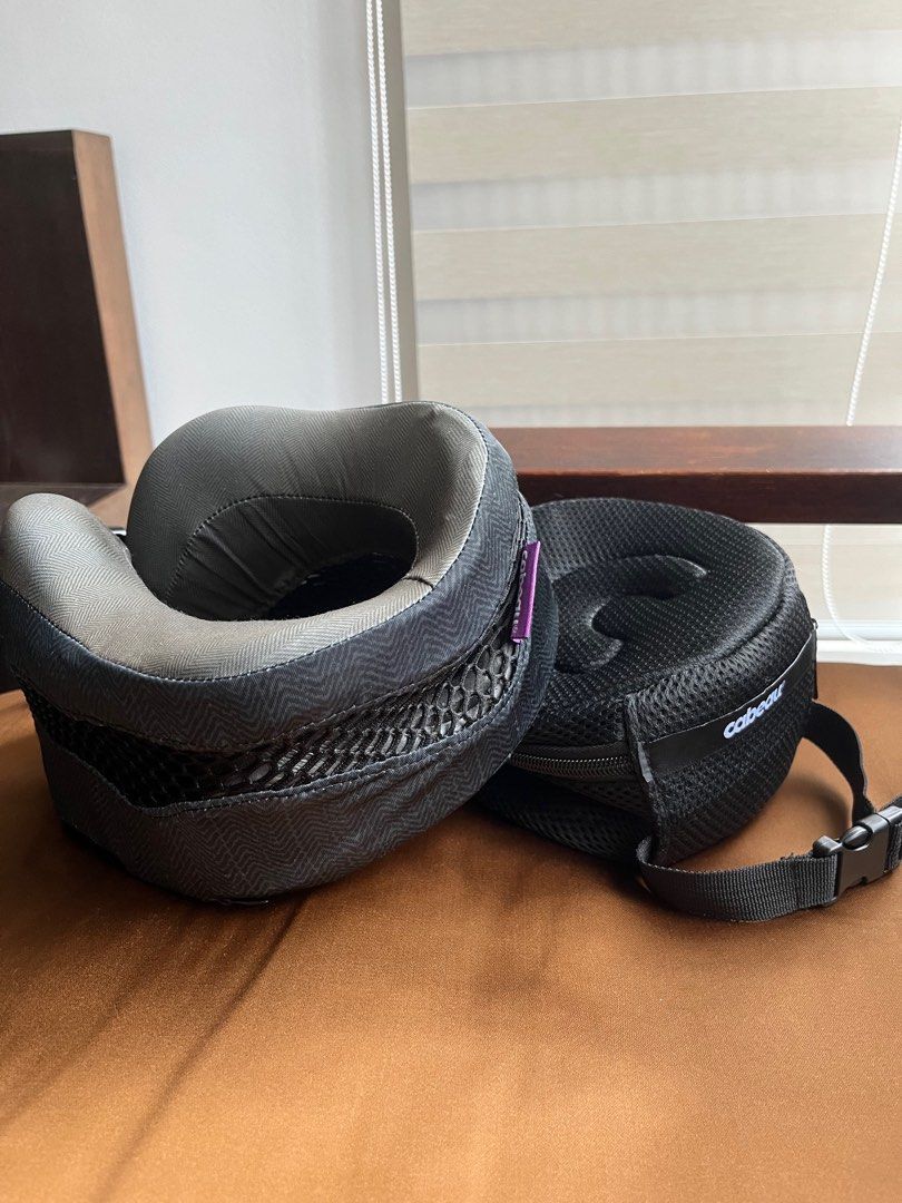 NEW Cabeau Evolution 2.0 Cool Memory Foam Neck Travel Pillow - Blue