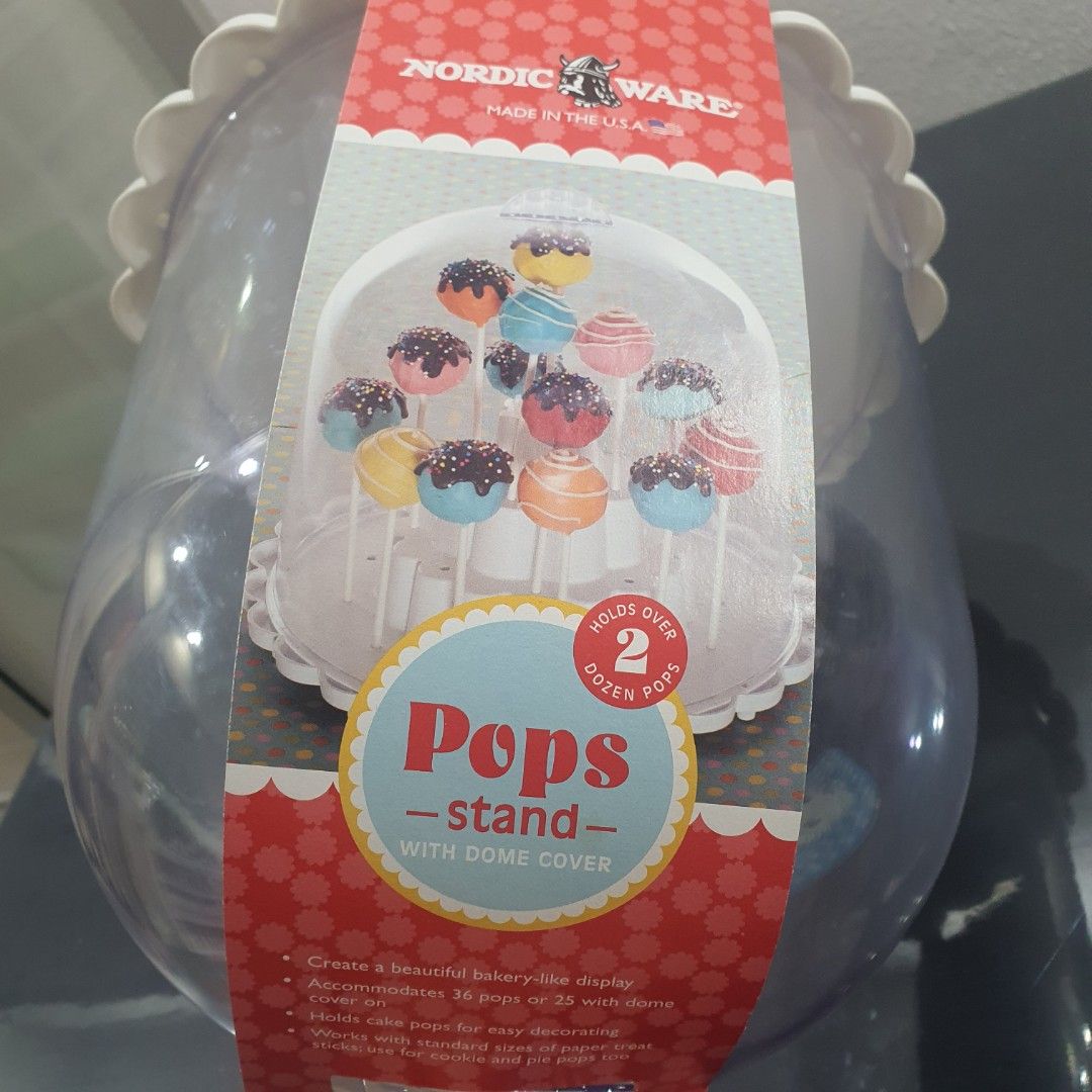 Cake Pops Stand with Dome Cover, Everything Else on Carousell