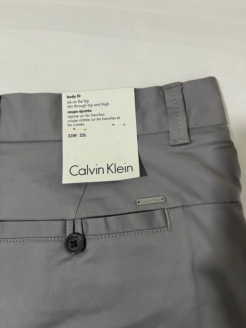 Calvin klein slim fit coupe cintree pants clearance