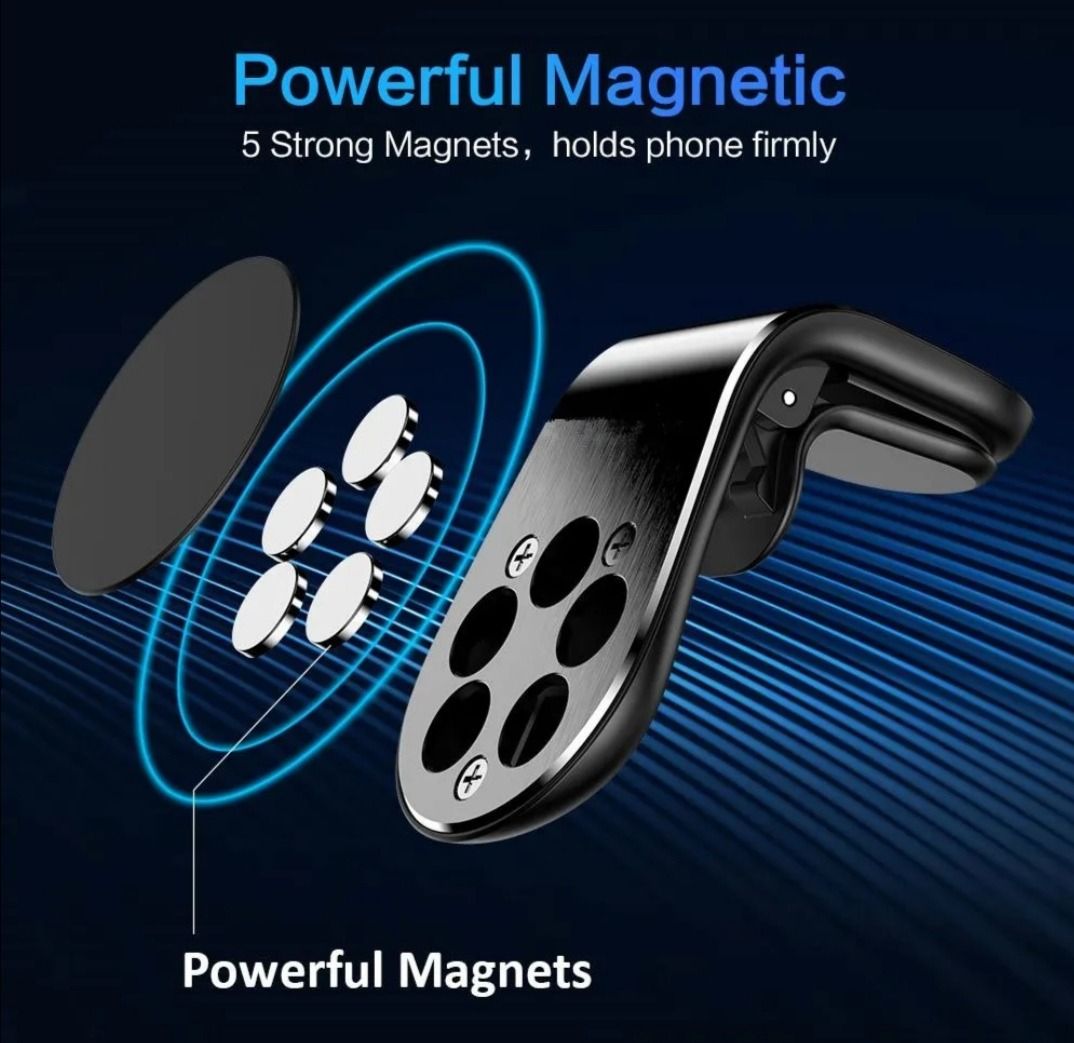 Car Phone Holder Magnetic Air Vent Mount Smartphone Bracket Stand