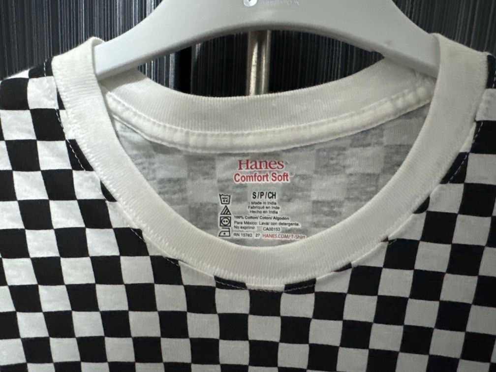 Supreme hanes checkered tee store