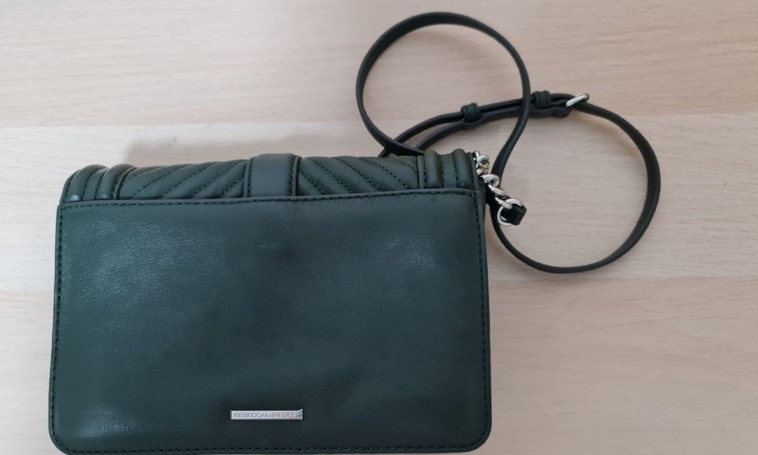 Chevron Quilted Small Love Crossbody