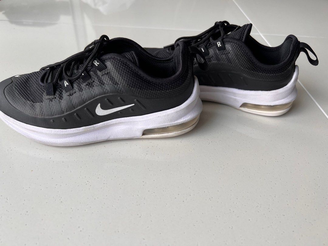 Black air clearance max axis trainers