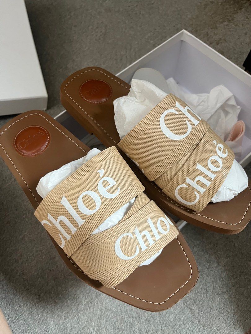 Chloe woody logo slides clearance