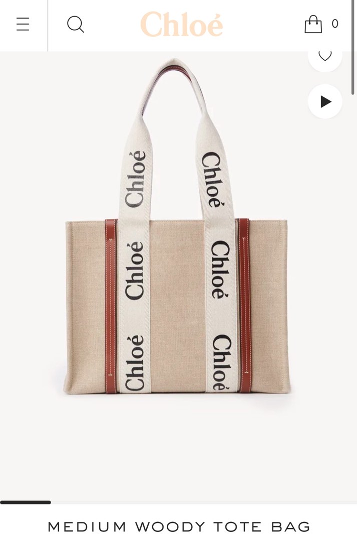 Chloe top shopper bag